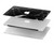 S2895 Noir Marbre imprimé graphique Etui Coque Housse pour MacBook Air 13″ - A1369, A1466