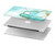 S3399 Vert Marbre Imprimer Graphique Etui Coque Housse pour MacBook Air 13″ - A1369, A1466