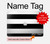 S1596 Noir et blanc rayé Etui Coque Housse pour MacBook Air 13″ - A1932, A2179, A2337