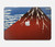 S2390 Katsushika Hokusai Fuji Rouge Etui Coque Housse pour MacBook Air 13″ - A1932, A2179, A2337