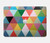 S3049 Triangles Couleurs vibrantes Etui Coque Housse pour MacBook Air 13″ - A1932, A2179, A2337