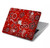 S3354 Rouge classique Bandana Etui Coque Housse pour MacBook Air 13″ - A1932, A2179, A2337