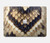 S3417 Diamant Rattle Serpent graphique Imprimer Etui Coque Housse pour MacBook Air 13″ - A1932, A2179, A2337