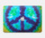S1870 Tie Dye Paix Etui Coque Housse pour MacBook Pro Retina 13″ - A1425, A1502