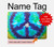 S1870 Tie Dye Paix Etui Coque Housse pour MacBook Pro Retina 13″ - A1425, A1502