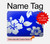 S2244 Motif Hawai Hibiscus Bleu Etui Coque Housse pour MacBook Pro Retina 13″ - A1425, A1502