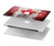 S2490 Canada Feuille d'érable Drapeau Texture Etui Coque Housse pour MacBook Pro Retina 13″ - A1425, A1502