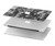 S3293 Urban Noir Camo Camouflage Etui Coque Housse pour MacBook Pro Retina 13″ - A1425, A1502