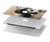S2210 Peinture Art Panda Fluffy Etui Coque Housse pour MacBook Pro 13″ - A1706, A1708, A1989, A2159, A2289, A2251, A2338