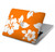 S2245 Hawai Hibiscus Motif orange Etui Coque Housse pour MacBook Pro 13″ - A1706, A1708, A1989, A2159, A2289, A2251, A2338