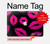 S2933 Bisous Rose Lips sur Noir Etui Coque Housse pour MacBook Pro 13″ - A1706, A1708, A1989, A2159, A2289, A2251, A2338