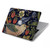 S3791 William Morris Strawberry Thief Fabric Etui Coque Housse pour MacBook Pro 13″ - A1706, A1708, A1989, A2159, A2289, A2251, A2338