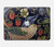 S3791 William Morris Strawberry Thief Fabric Etui Coque Housse pour MacBook Pro 13″ - A1706, A1708, A1989, A2159, A2289, A2251, A2338