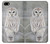 S1566 Snowy Owl White Owl Etui Coque Housse pour iPhone 5 5S SE