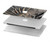 S3692 Feuilles de palmier gris noir Etui Coque Housse pour MacBook Pro 15″ - A1707, A1990