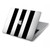 S2297 Noir et blanc rayures verticales Etui Coque Housse pour MacBook Pro 16″ - A2141