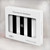 S2297 Noir et blanc rayures verticales Etui Coque Housse pour MacBook Pro 16″ - A2141