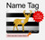 S2794 Noir et blanc rayé cerf d'or Sparkles Etui Coque Housse pour MacBook Pro 16″ - A2141