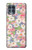 S3688 Motif d'art floral floral Etui Coque Housse pour Motorola Edge S
