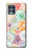 S3705 Fleur florale pastel Etui Coque Housse pour Motorola Edge S