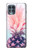 S3711 Ananas rose Etui Coque Housse pour Motorola Edge S