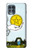 S3722 Carte de tarot Pièces de l'As des Pentacles Etui Coque Housse pour Motorola Edge S
