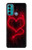 S3682 Cœur du diable Etui Coque Housse pour Motorola Moto G60, G40 Fusion