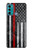 S3687 Drapeau américain de pompier mince ligne rouge Etui Coque Housse pour Motorola Moto G60, G40 Fusion