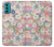 S3688 Motif d'art floral floral Etui Coque Housse pour Motorola Moto G60, G40 Fusion