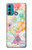 S3705 Fleur florale pastel Etui Coque Housse pour Motorola Moto G60, G40 Fusion