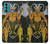 S3740 Carte de tarot le diable Etui Coque Housse pour Motorola Moto G60, G40 Fusion