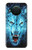 S0752 Feu bleu Loup Etui Coque Housse pour Nokia X10