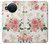 S1859 Motif Rose Etui Coque Housse pour Nokia X10
