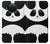 S2085 Panda minimaliste Etui Coque Housse pour Nokia X10