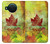 S2523 Canada Feuille d'érable d'automne Etui Coque Housse pour Nokia X10