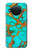 S2688 Aqua Copper Turquoise Graphic Gemme Etui Coque Housse pour Nokia X10