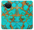 S2688 Aqua Copper Turquoise Graphic Gemme Etui Coque Housse pour Nokia X10