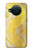 S2713 Serpent jaune imprimé graphique Peau Etui Coque Housse pour Nokia X10