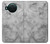 S2845 Texture en marbre gris Etui Coque Housse pour Nokia X10