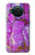 S2907 Violet Turquoise Pierre Etui Coque Housse pour Nokia X10