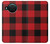 S2931 Rouge Buffle motif de vérification Etui Coque Housse pour Nokia X10