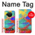 S2942 Peinture Coup de pinceau Etui Coque Housse pour Nokia X10