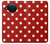 S2951 Rouge Pois Etui Coque Housse pour Nokia X10