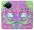 S3264 Pastel Licorne Etui Coque Housse pour Nokia X10