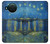 S3336 Van Gogh Nuit étoilée sur le Rhône Etui Coque Housse pour Nokia X10
