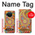 S3402 Floral Paisley Seamless Etui Coque Housse pour Nokia X10