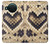 S3417 Diamant Rattle Serpent graphique Imprimer Etui Coque Housse pour Nokia X10