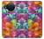 S3477 Motif abstrait de diamant Etui Coque Housse pour Nokia X10