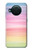 S3507 Coloré Arc-en-ciel pastel Etui Coque Housse pour Nokia X10