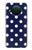 S3533 Bleu à pois Etui Coque Housse pour Nokia X10